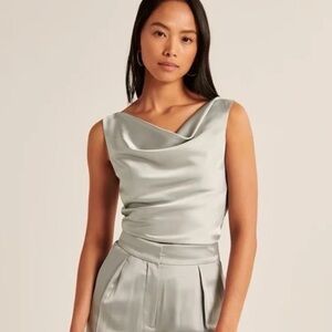 Abercrombie & Fitch Cowl Neck Tank